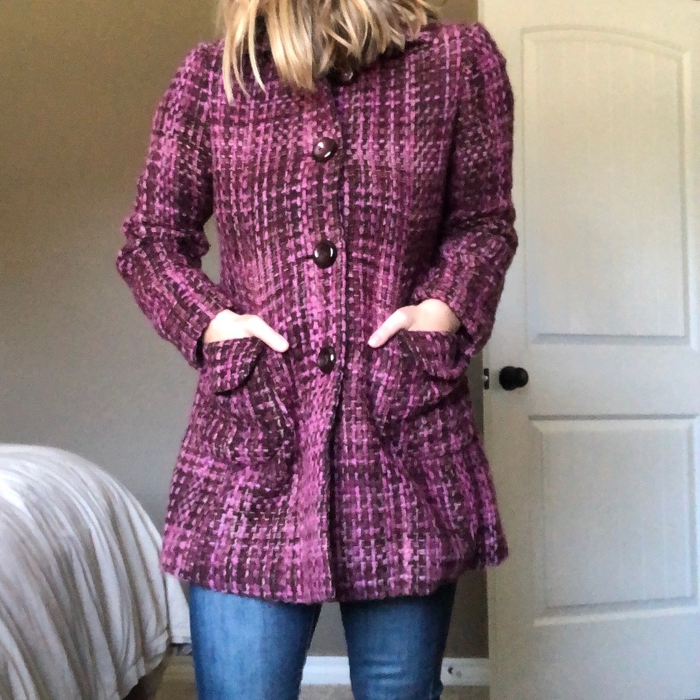 Banana Republic wool knit coat